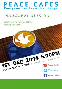 Peace Cafe 1st Dec 5pm Collaboration House