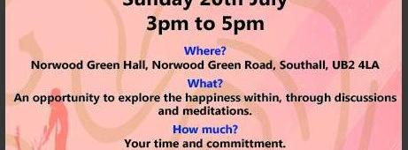 Happiness within – women’s workshop 20 July